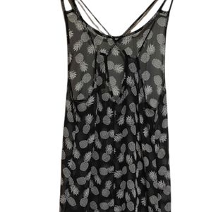 Pineapple print swim Coverup